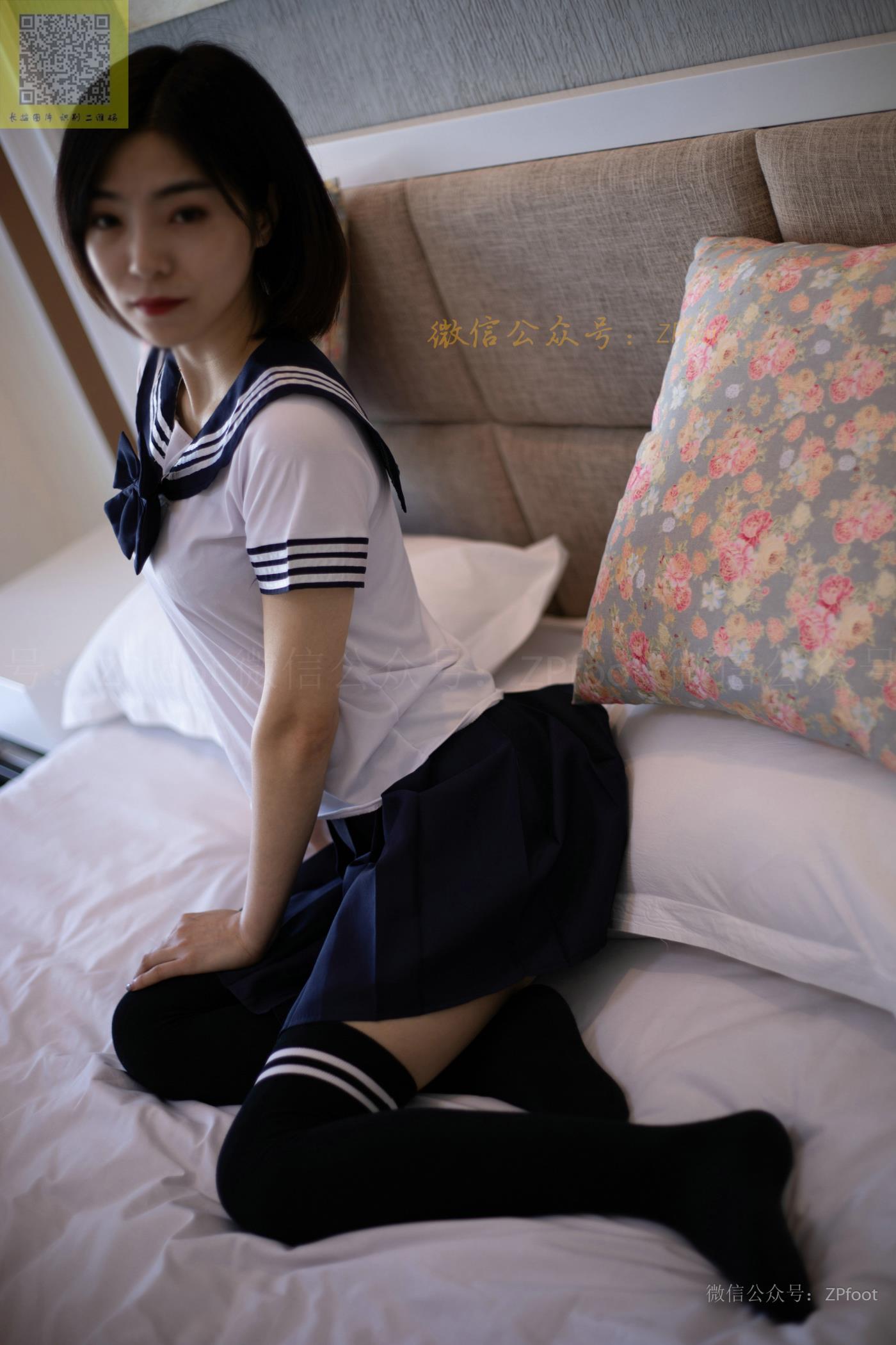 ISS山茶摄影089学妹制服棉袜-74P