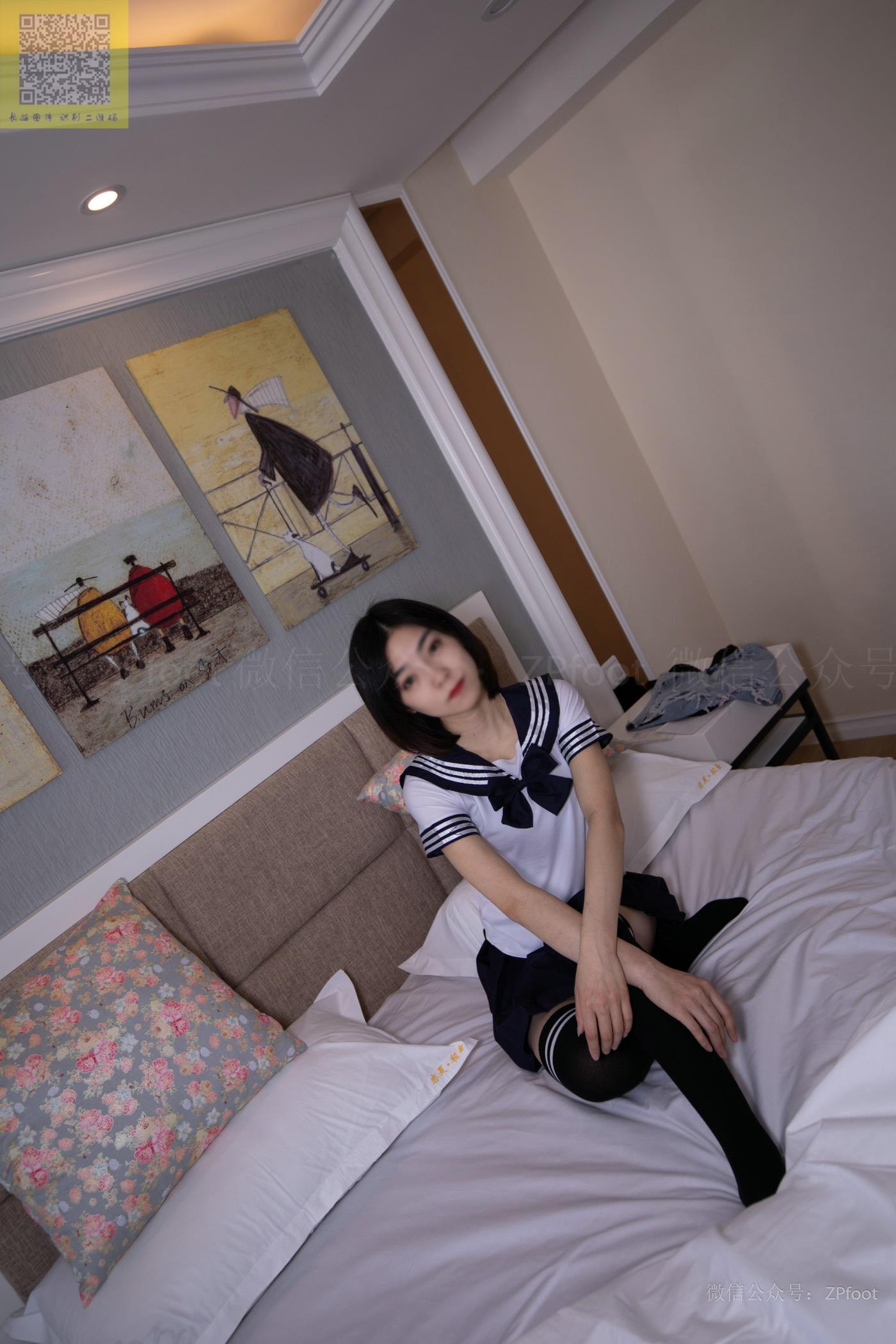 ISS山茶摄影089学妹制服棉袜-74P