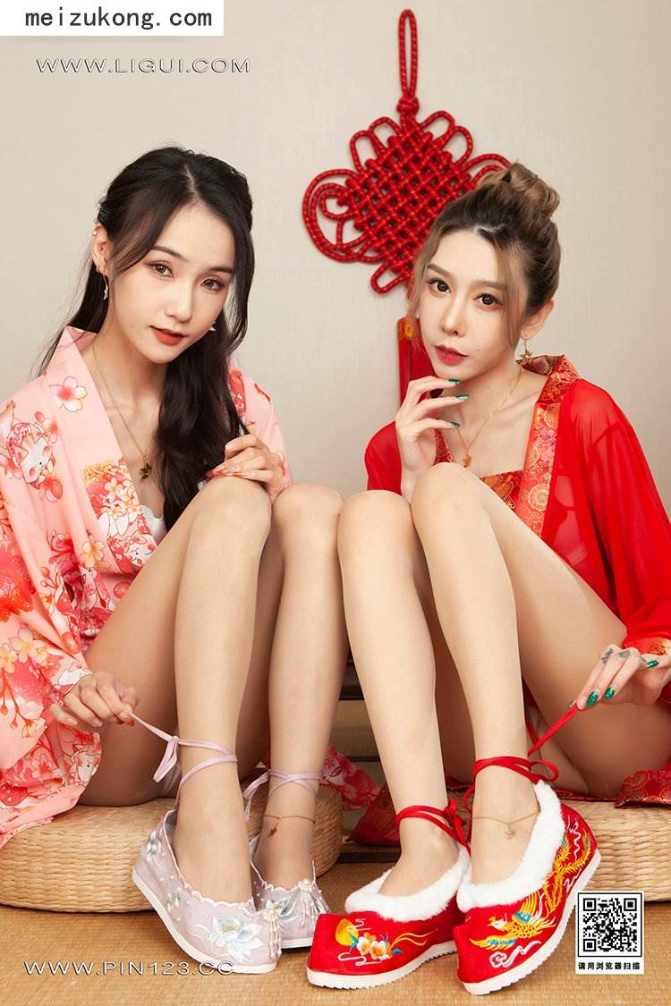 Ligui丽柜 - 2023.01.19 [花足迎春-上] 兔子&心心 [70p-98M]