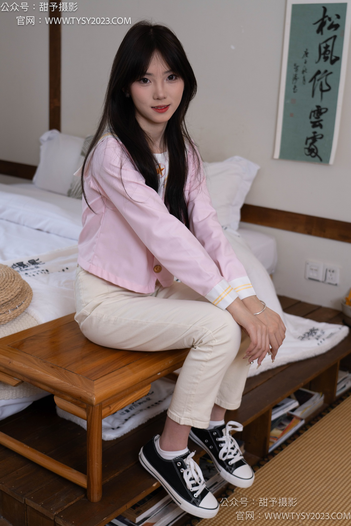 甜予摄影 - NO.252期 《璇璇》 帆布鞋，白棉袜，视频以抖腿拍摄为主