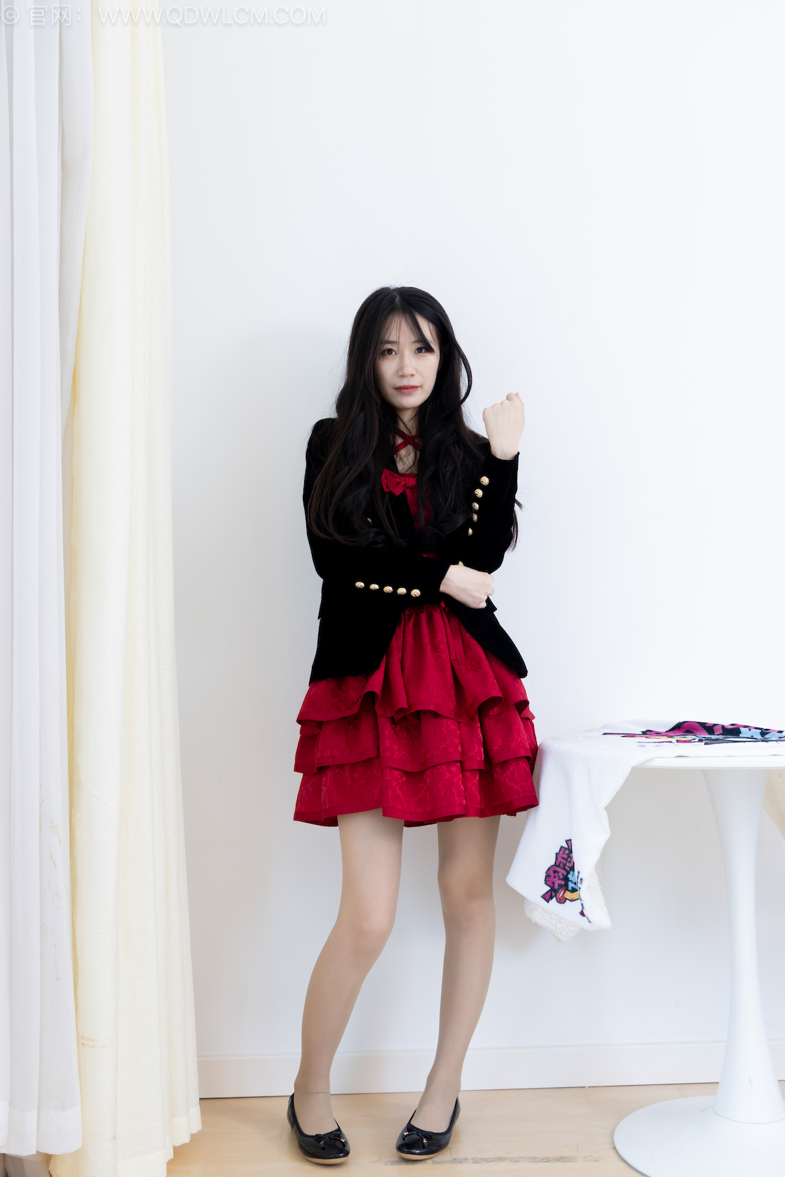 物恋传媒 - NO.2532期 《菜菜》 平底鞋，薄灰丝[脚尖加固款]，物恋传媒，物恋摄影映画