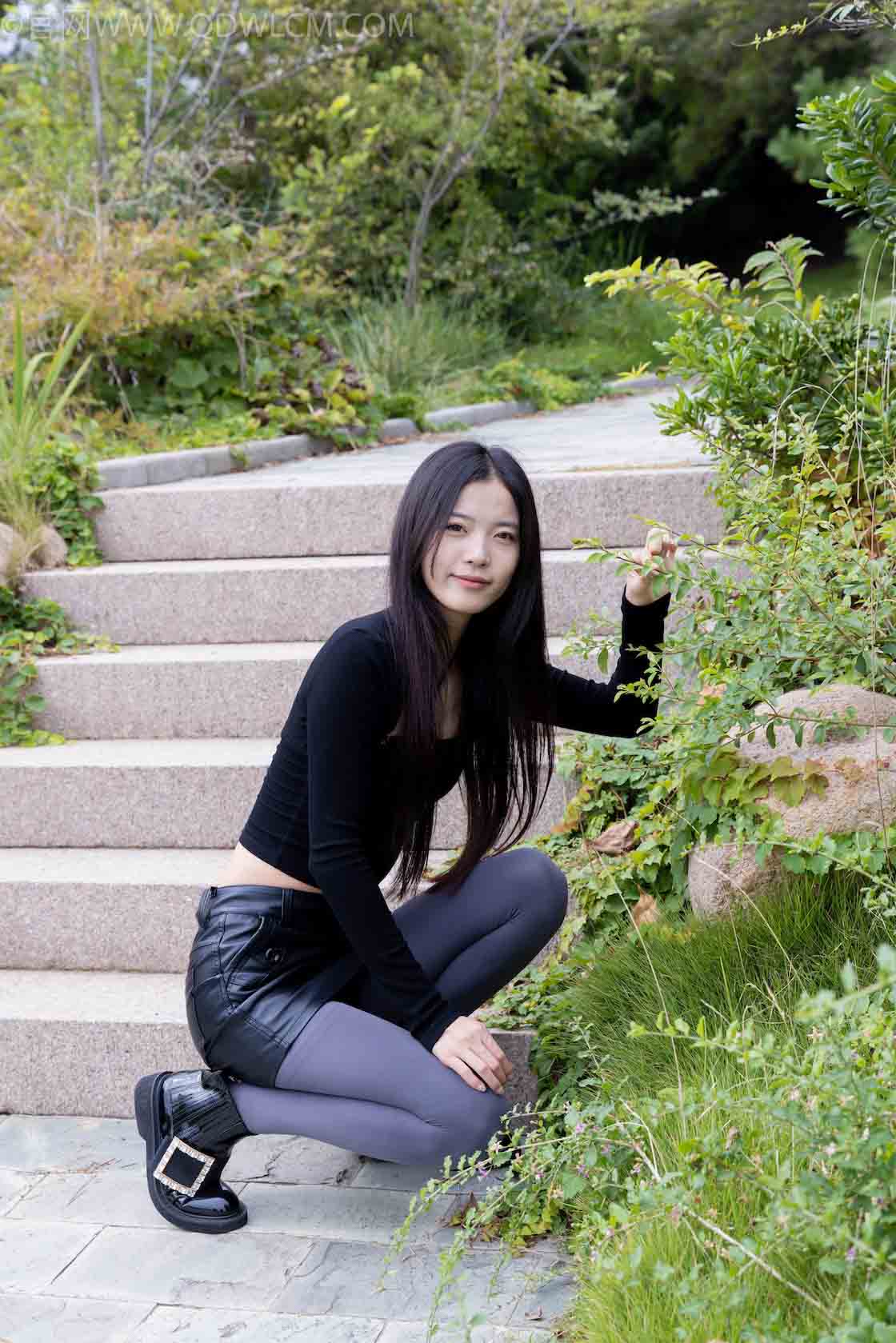 物恋传媒 - NO.2549期 《茯苓》 短靴，厚灰丝，物恋传媒摄影作品