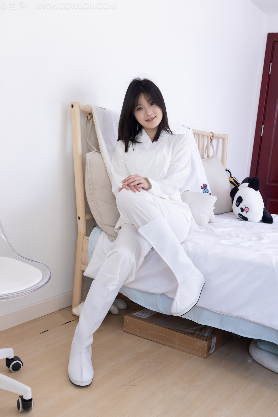 物恋传媒 - NO.2551期 《青柠》 古风长靴，薄肉丝[脚尖加固款]，物恋传媒，物恋摄影映画