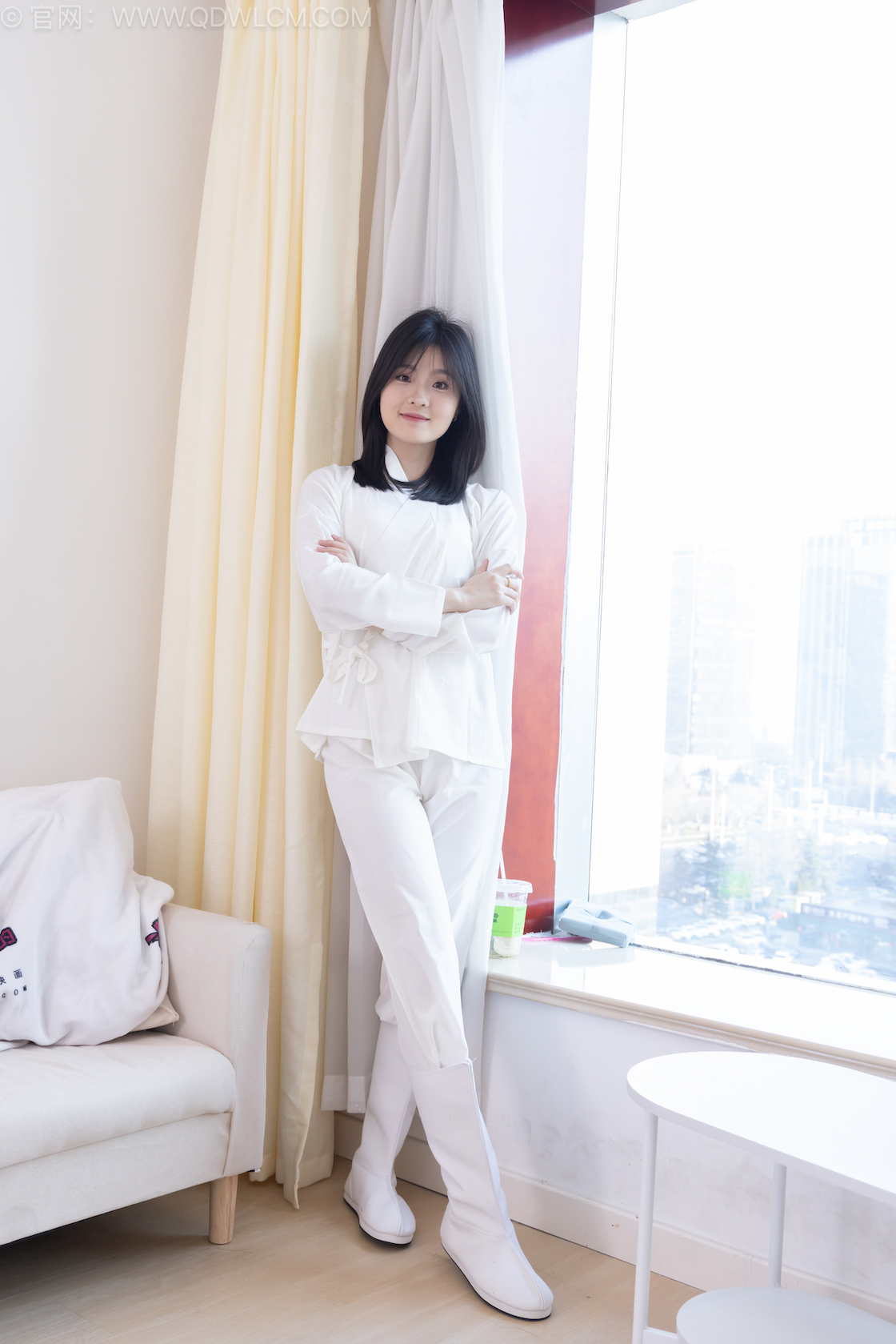 物恋传媒 - NO.2551期 《青柠》 古风长靴，薄肉丝[脚尖加固款]，物恋传媒，物恋摄影映画