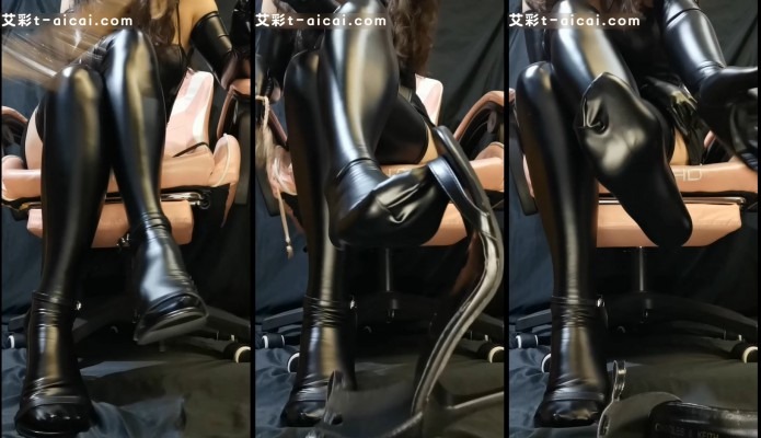 女王女主 赵可爱 性感皮袜皮手套调教 [9分46秒]
