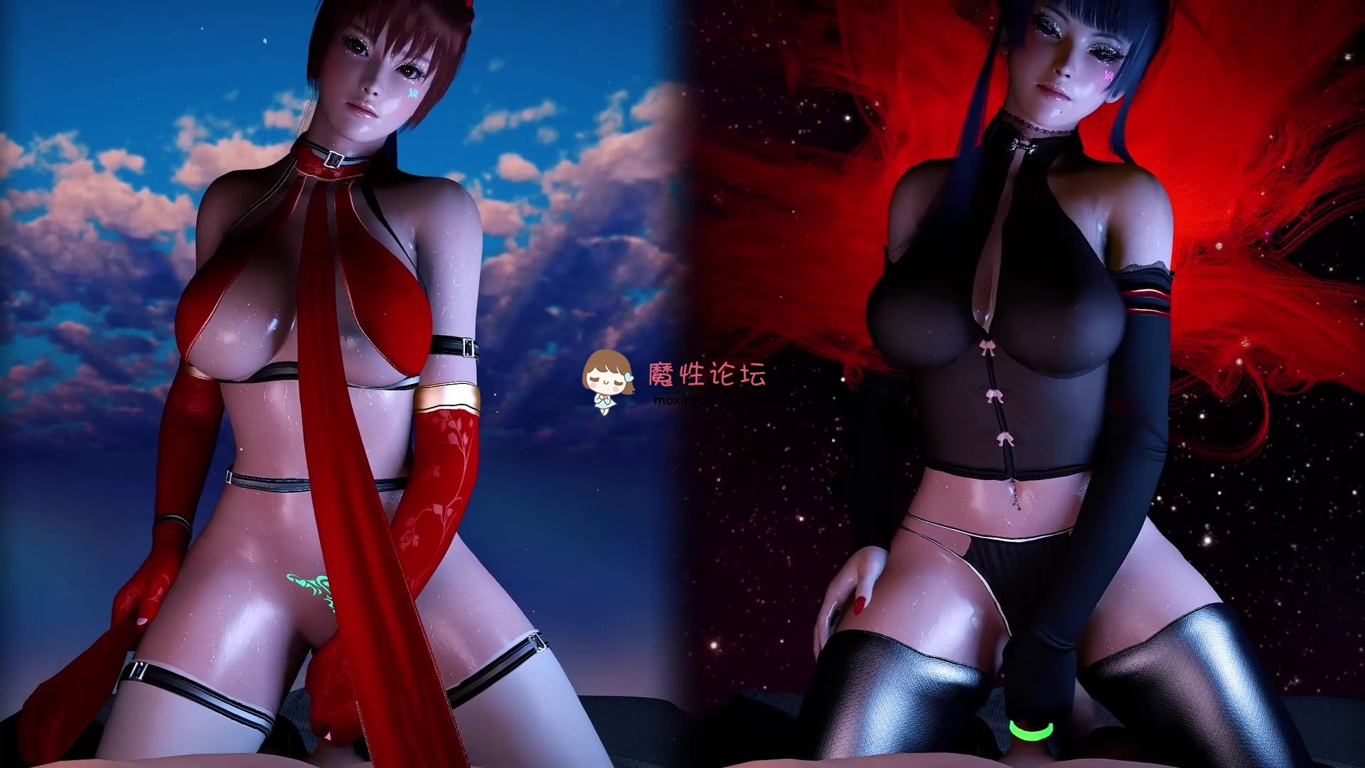 [3D动画]VAM 骑乘挑战BOSS精选 霞+天狗 1V/320MB/迅雷 [几V多大-]