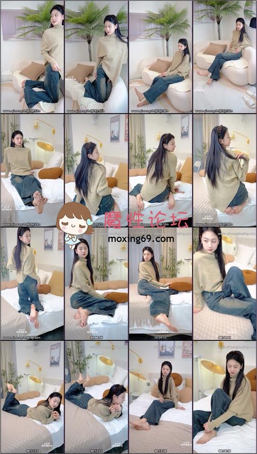 绮梦摄影-小宇-牛仔裤白棉袜裸足美腿 [-]
