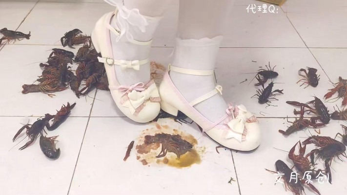 crush C3431 - 文月白丝奶白色Lolita碾踩喷一堆龙虾 [15分52秒]