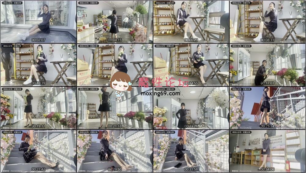 [初夏女神]114期 安妮~《绿叶鲜花》超短裙肉丝棉袜[140P+1V/1.81G百度网盘] [-]
