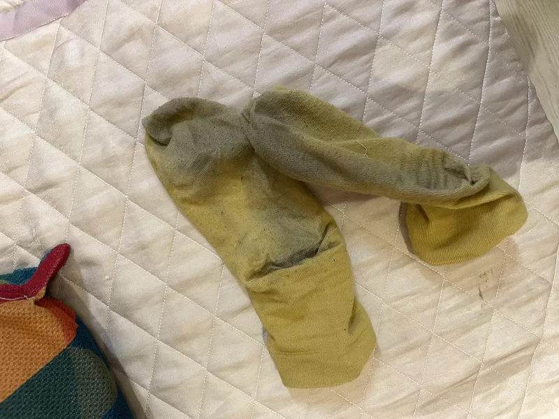 自己收藏的脏棉袜 脏丝袜 各种脏袜子 口味略重 不喜勿看  [185P-209m]