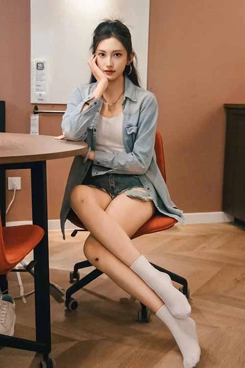 足愉心-可乐-热裤白棉袜裸足足秀[120P+1V／1.6G百度网盘] [120p1v-1.6GB]