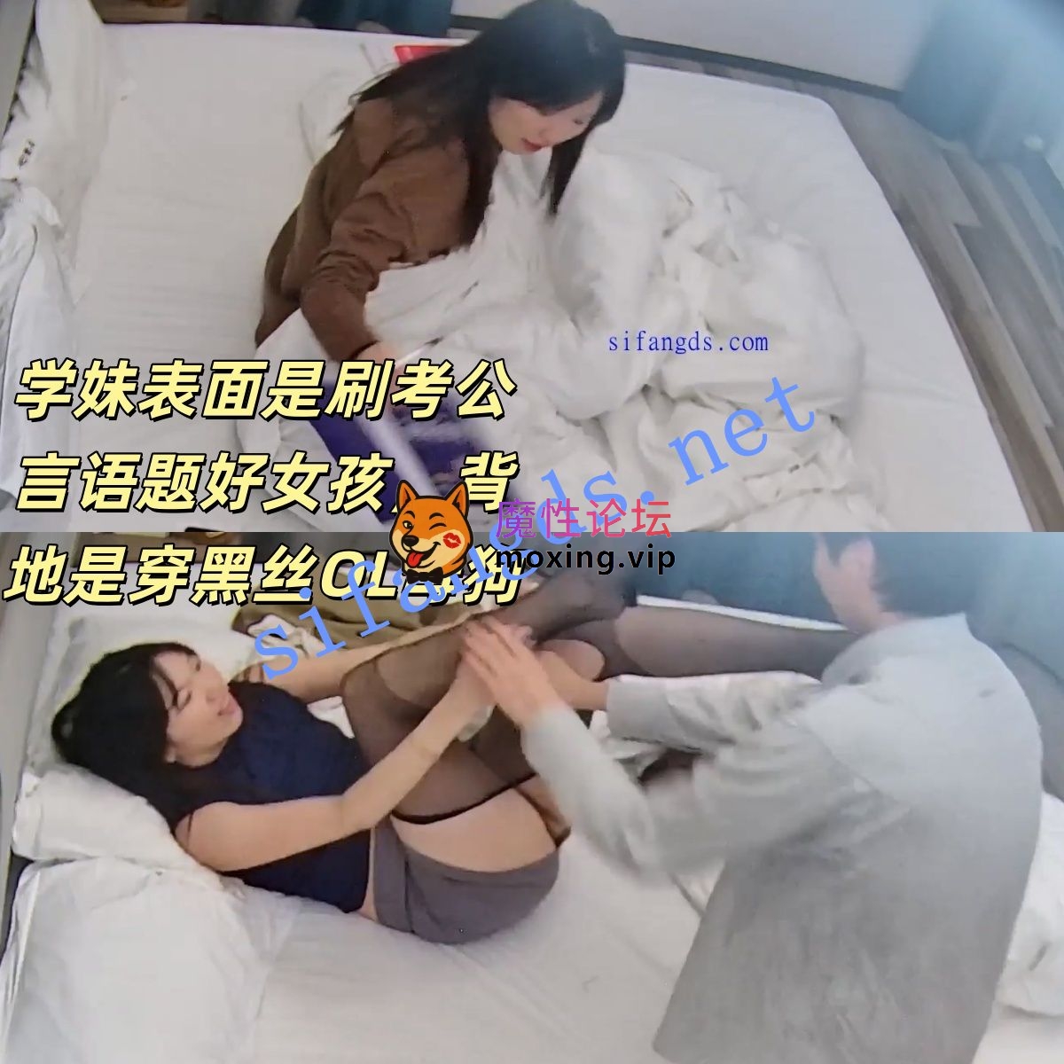 ⭐酒店偷拍:复习备考女孩被心机男哄骗穿上黑丝挨猛操《1V+1.26G/百度》 [-]