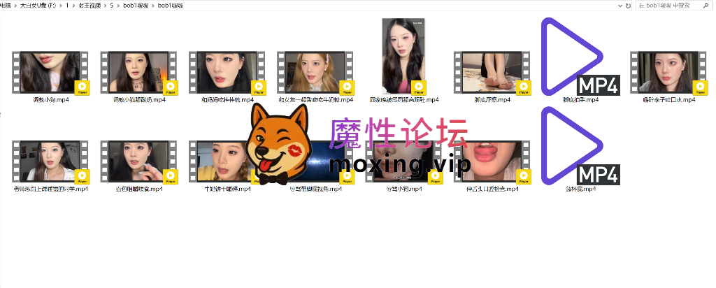 [夸克][福利/m向/口腔/咀嚼]bob1啵啵口水咀嚼食物口腔足底羞辱视频合集 [15V+2G] [几V多大-]