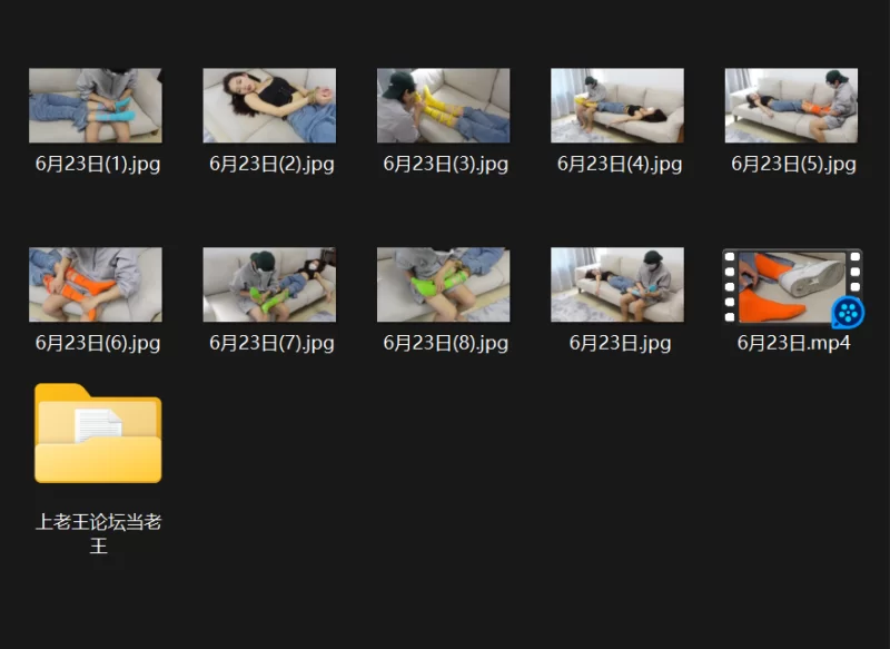 在树屋轻调（灵灵）定制的玩足视频 自己珍藏的 高清无水 [1v，6p-3g]