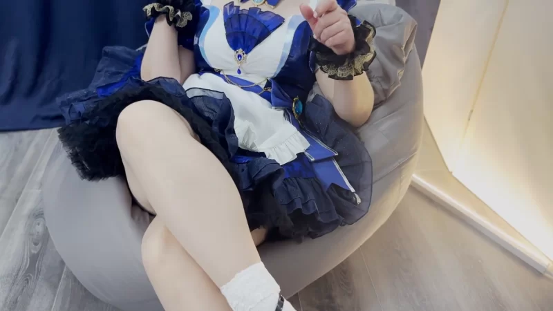 礼服芙宁娜cos，小皮鞋白袜足交❤️ [1v-683mb]