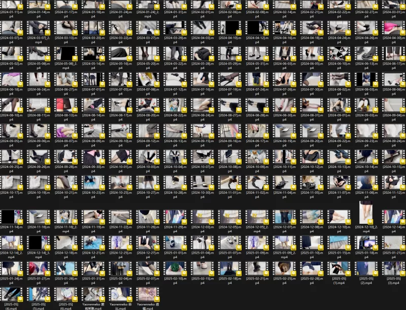 Yaorenneko-丝袜cos足交合集 [200v-65GB]