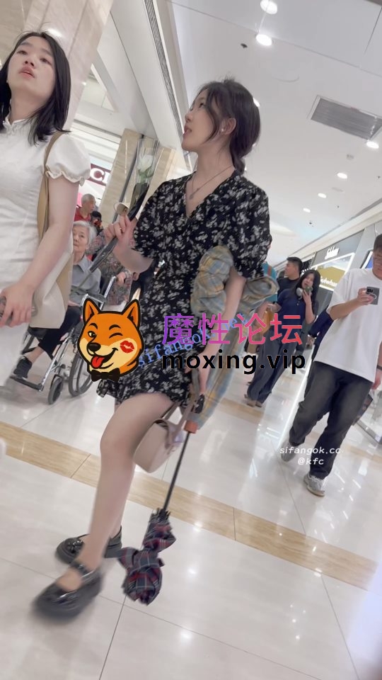 trump1383《KFC》长裙学生妹和闺蜜逛街·拿着花四处找帅哥·肉丝袜粉内《1V+636M/百度》 [-]