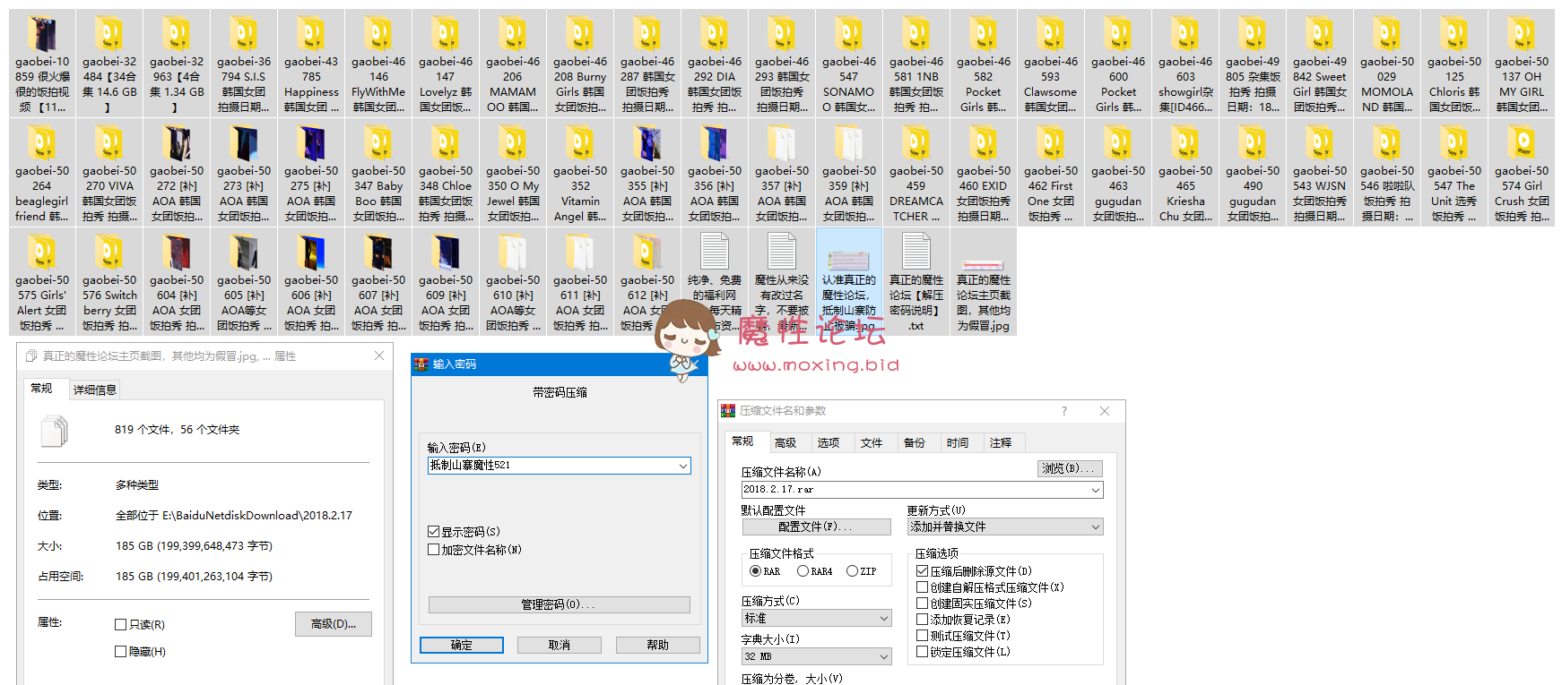《自行打包》12.31饭拍系列合集《819V/185G度盘》 [-]