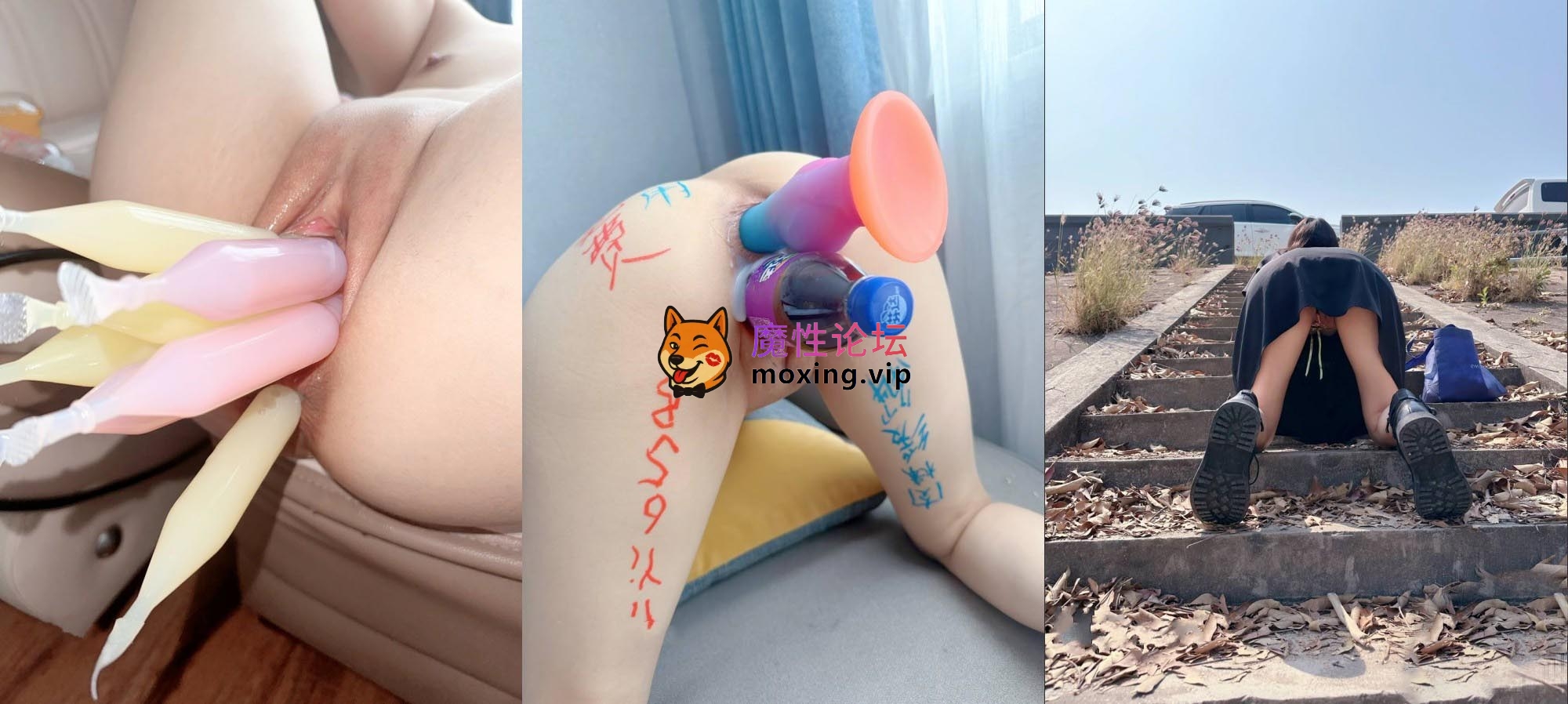 《BT》字母猎奇必备！极度SM，舞蹈生姐姐《依然》各种花样玩法，暴力异物扩张3P女女露出喝尿 [-]