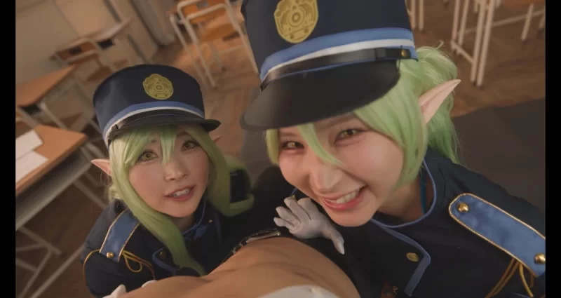 碧蓝档案铁道双子橘光橘望cosplay皆月光㊯ [1V-6.26GB]